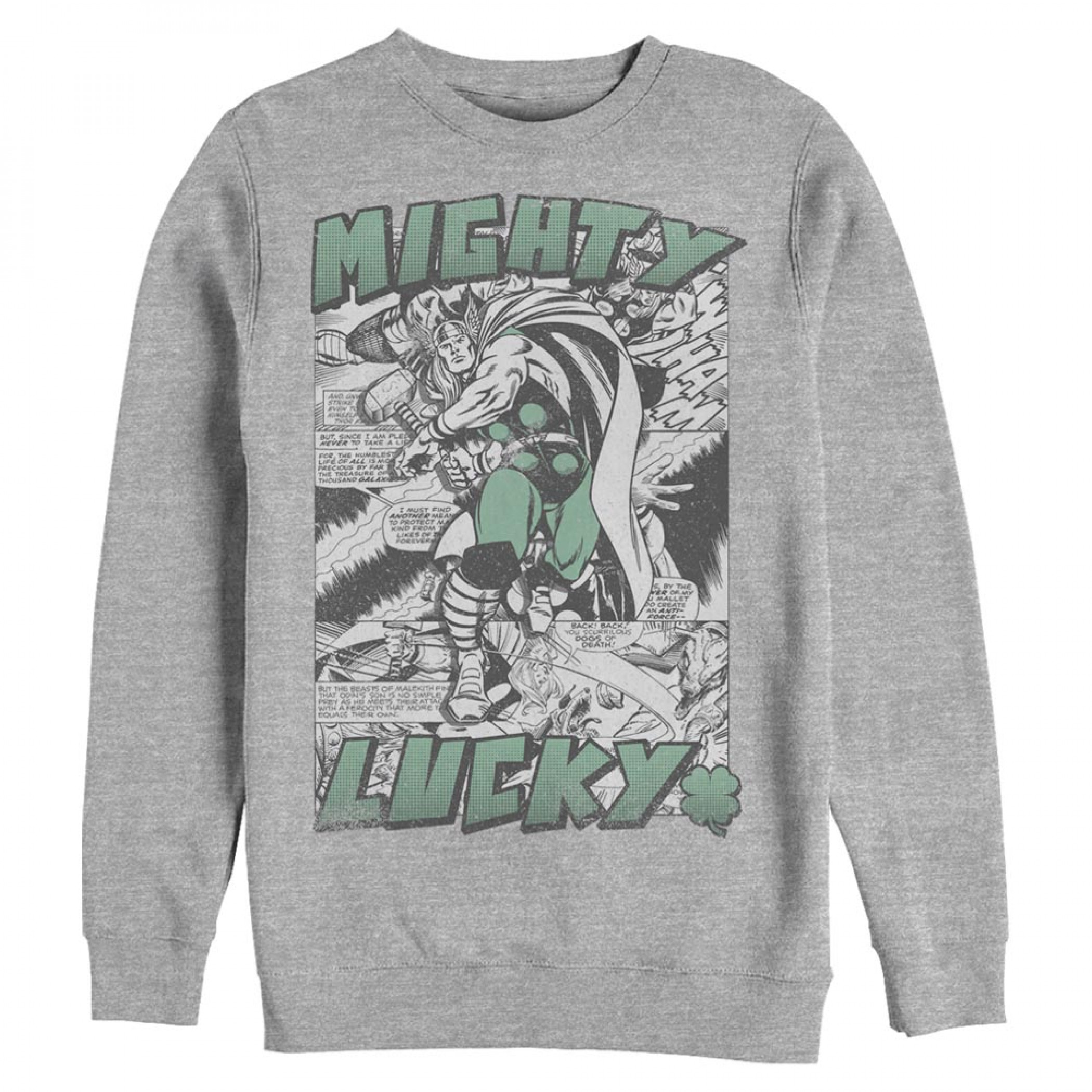Thor Mighty Lucky Grey Sweatshirt